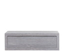Mensola da Parete 1 Cassetto 45x13,4x23,7 cm in Fibra di Legno Lego Maxi Rovere Grigio New