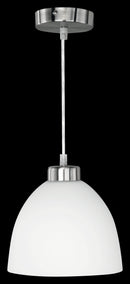 Lampada a Sospensione da Interno  E27 in Metallo Nickel Opaco