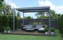 Pergola Bioclimatica 3x4 m in Alluminio Grigio scuro