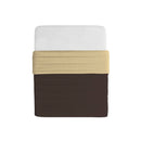 Trapuntino Double Face Estivo 100gr Tinta Unita in Microfibra Marrone/Panna Varie Misure