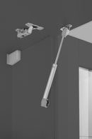 Parete Attrezzata Soggiorno 260x30x180 cm Maruska n°2 Grigio Antracite Opaco 