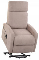 Poltrona Alzapersona Elettrica 1 Motore in Tessuto Tortora