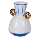 Vaso con Manici 13x12x17 cm  in Porcellana VdE Tivoli 1996 Egeo