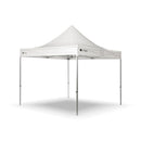 Gazebo da Giardino a Piramide Pieghevole 3x3m Telo in PVC U30+ Taddei Matik Bianco