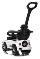 Macchina a Spinta per Bambini con Parasole con Licenza Jeep Rubicon Bianca