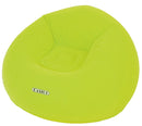 Pouf Poltrona Gonfiabile Floccato 105x105x65cm Jilong Easigo Lazy Sofa Verde