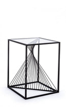 Tavolino Espiral 40x40 in Metallo