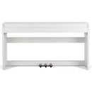 Pianoforte Elettrico 88 Tasti Pesati con Meccanica a Martelletto 3 Pedali 680 Timbri e 80 Demo Bianco      