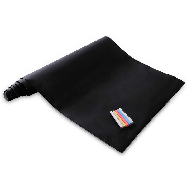 Ablösbarer Wandtafelkleber 200 x 45 cm mit farbigen Kreiden online