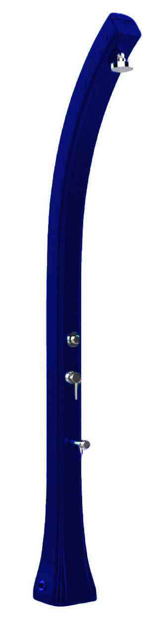 acquista Doccia Solare da Giardino 28L Miscelatore Temporizzato e Lavapiedi Arkema Happy Beach Blu