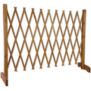 Recinzione Recinto Cani Legno Cancello Divisorio Regolabile 117cm Pieghevole