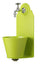 Gartenwandbrunnen mit Belfer 42/PR Acid Green Wasserhahn