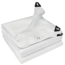 Telo Impermeabile 3x5 m Robusto in PE 140GSM Resistente agli Strappi Bianco      