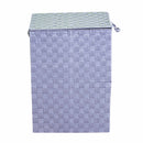 Set 3 Ceste Portabiancheria in poliestere grigio foderato rettangolare 