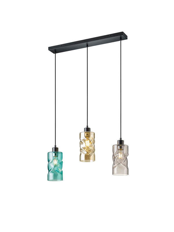 Innenpendelleuchte E27 aus mattschwarzem Metall acquista