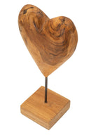 Scultura Dobu 20x12x37 cm in Teak Riciclato         
