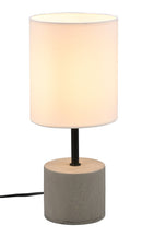 Lampada da Tavolo da Interno Attacco E14 in Calcestruzzo Cemento