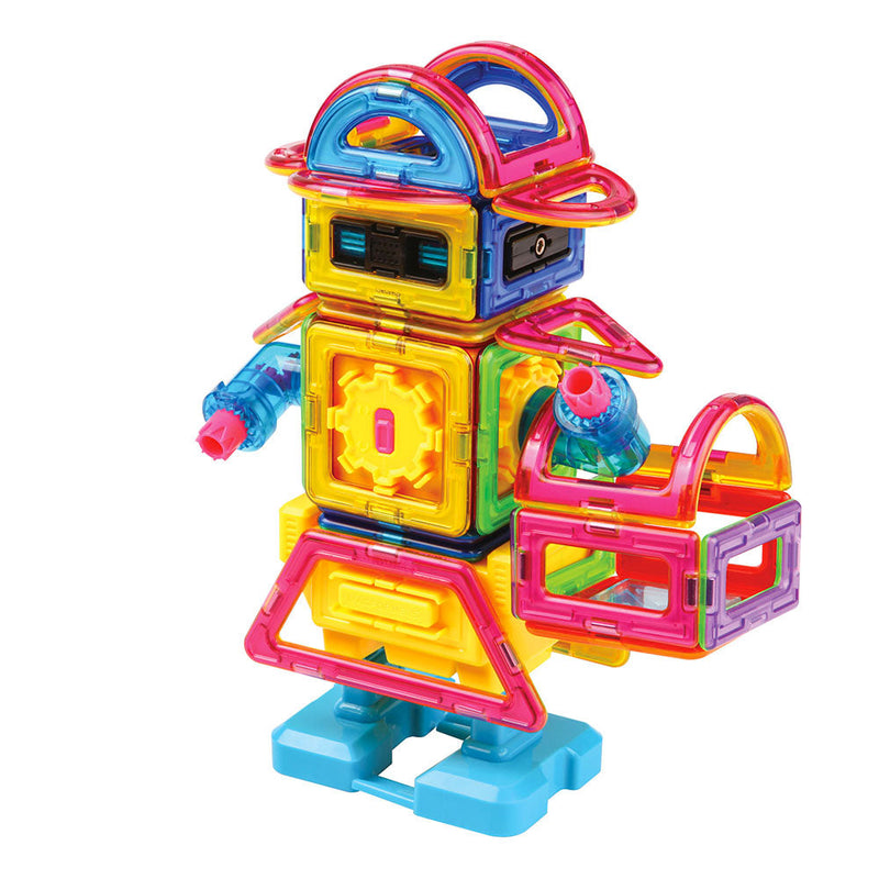 Costruzioni Magnetiche 3D Gioco Calamitato 45 Pezzi Magformers Robot