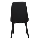 Set 4 Sedie 47x45x46 cm in Similpelle da Interno Nero