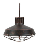 Lampada da Muro Bronks 30x40x37 cm in Ferro Nero