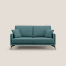 Divano 2 Posti 140x94x90 cm in Tessuto Azzurro