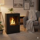 Stufa a Bioetanolo da Interno 50x30x68 cm Luisa