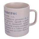 Tazza Zodiaco "cancro" Ø8x10 cm in Bone China VdE Tivoli 1996 Beige