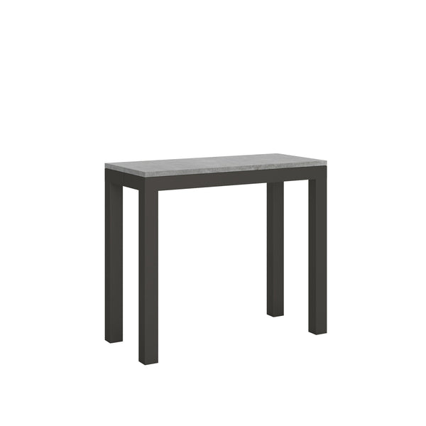 sconto Consolle Allungabile 90-300x40x77 cm in Nobilitato Grigio