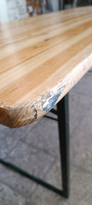 Set Birreria da Giardino Pieghevole in Legno Marrone Seconda Scelta