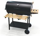 Barbecue a Carbone Carbonella Rettangolare 108x70x100 cm Soriani Sun-Day Nero