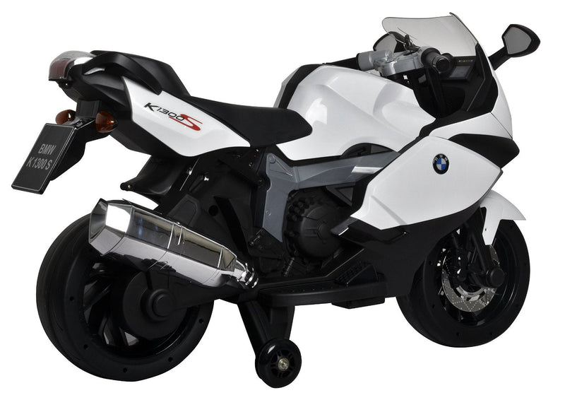 Moto Elettrica per Bambini 12V con Licenza BMW K1300S Bianca