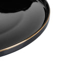 Servizio Piatti 12 Pezzi in New Bon China VdE Tivoli 1996 Luxury Black