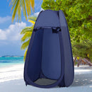 Tenda da Doccia Pop Up Impermeabile 100x100x185 cm in Poliestere Blu Navy   