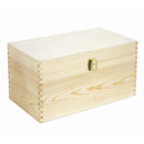 Portabottiglie vino legno naturale 4 bottiglie cm 35x20xh18