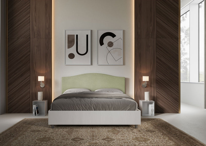 Letto Matrimoniale Grace Tè verde Varie Misure