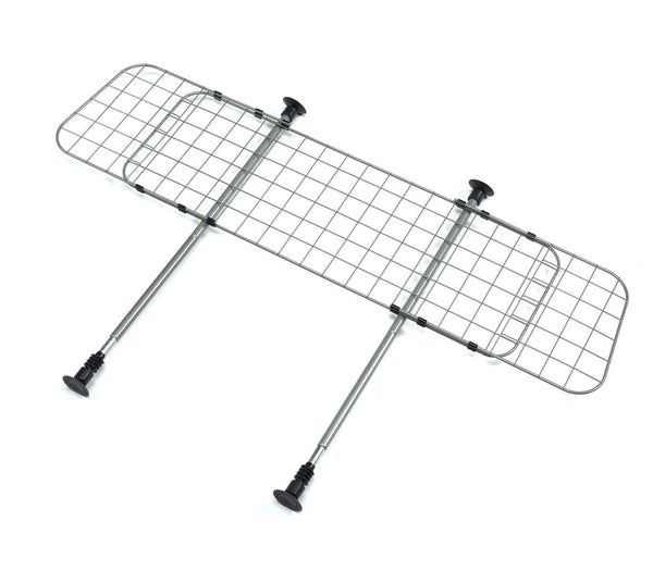acquista Graues verstellbares Trenngitter für Autos 128 x 140 cm