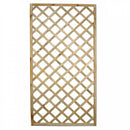 Traliccio Grigliato per Piante Sandra 120x10 cm in Legno