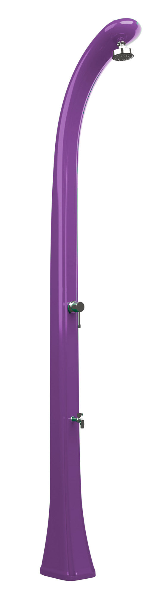 sconto Doccia Solare da Esterno Giardino 20L Miscelatore e Lavapiedi Arkema Happy One Viola