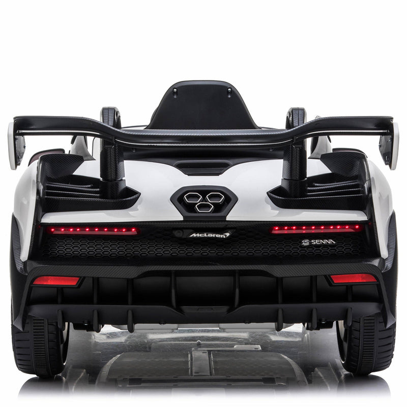 Macchina Elettrica per Bambini 12V con Licenza McLaren Senna Bianca