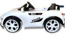 Macchina Elettrica della Polizia per Bambini 6V Police Bianca