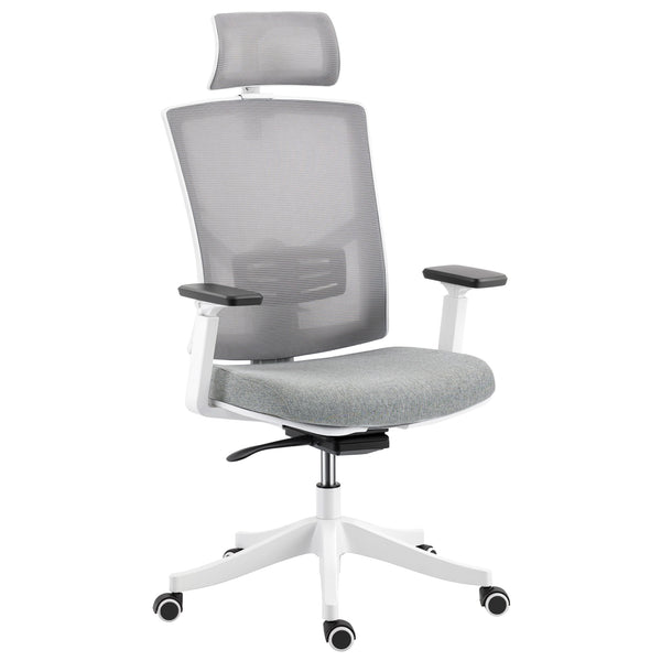 prezzo Sedia da Ufficio Ergonomica e Traspirante 64,5x62,5x112-122 cm con Supporto Lombare Dinamico 4D Multicolore