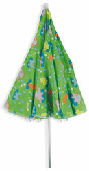 Set 2 Sedie Mare Spiaggine Pieghevoli per Bambini con Ombrello Soriani Oxford Dinosauri