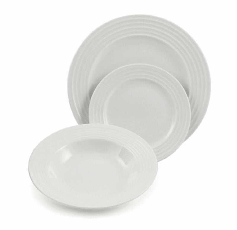 Servizio Piatti 18 Pezzi in Porcellana Villa d'Este New Raya