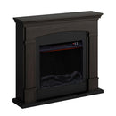 Camino Elettrico da Pavimento 107,2x95,2x24,5 cm Effetto Fiamma 1500W Sined Siena Wenge