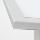 Espositore a Leggio con Piantana 29x47,7x2,3 cm in Alluminio con Led Porta Menù Silver