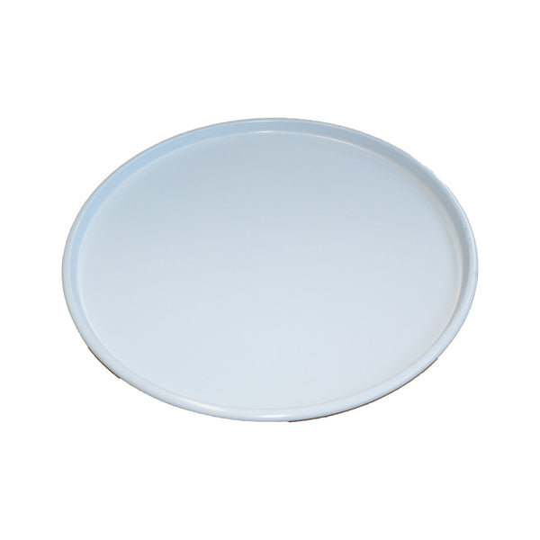 sconto Coperchio per Contenitore Porta Legna o Pellet Ø39 cm in Ferro Bianco