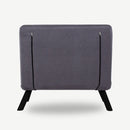 Poltrona letto pieghevole 60x78x78 cm Sando grigio