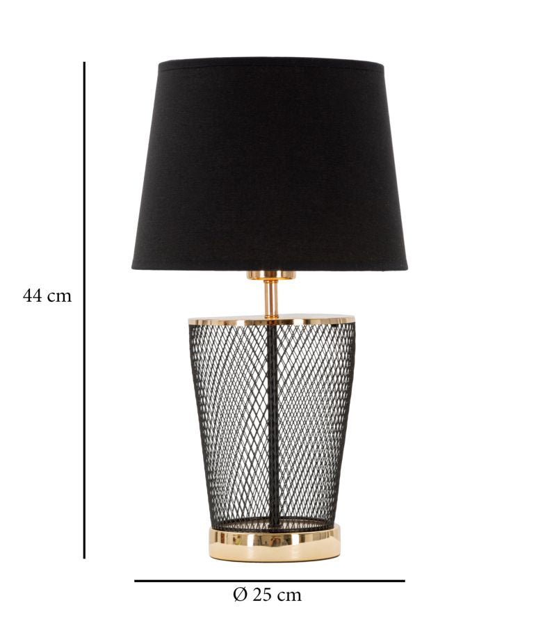 Lampada da Tavolo Chaine Tower Ø 25x44 cm in Ferro 