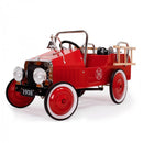 Auto a Pedali Camion Dei Pompieri Vintage per Bambini Baghera Fire Truck