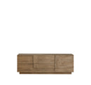 Mobile TV Moderno 1 Anta 2 Cassetti Jupiter 182x44x63 cm Noce Mercure